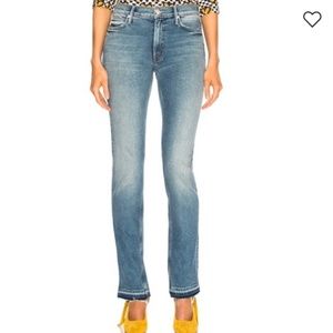 Mother Denim Rascal Slit Undone Hem